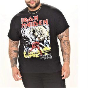 Iron Maiden Number of the Beast rock metal Official T-Shirt 3XL XXXL NWT